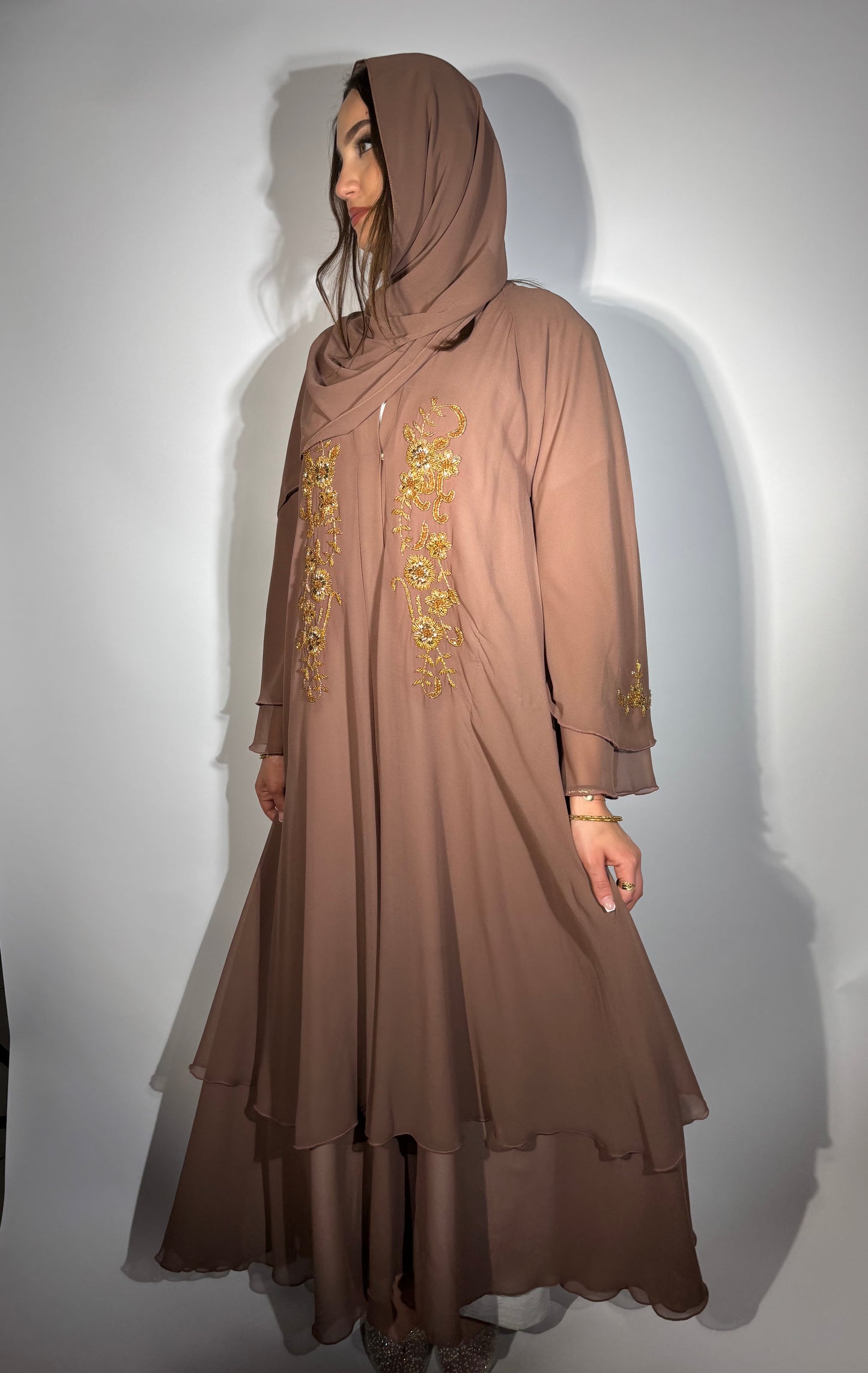 Abaya Sharjah Latte