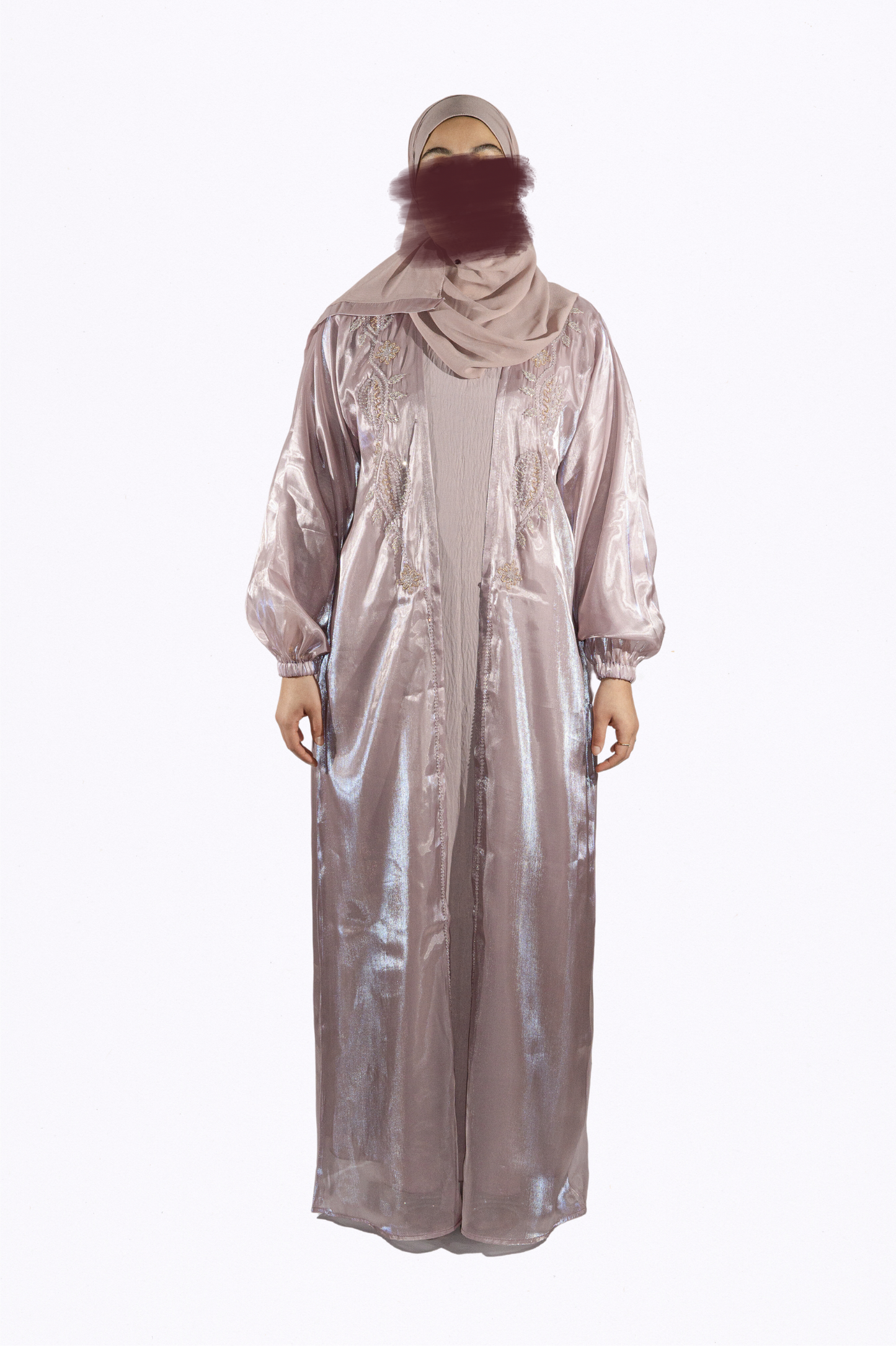 Abaya Ameera Rose poudré