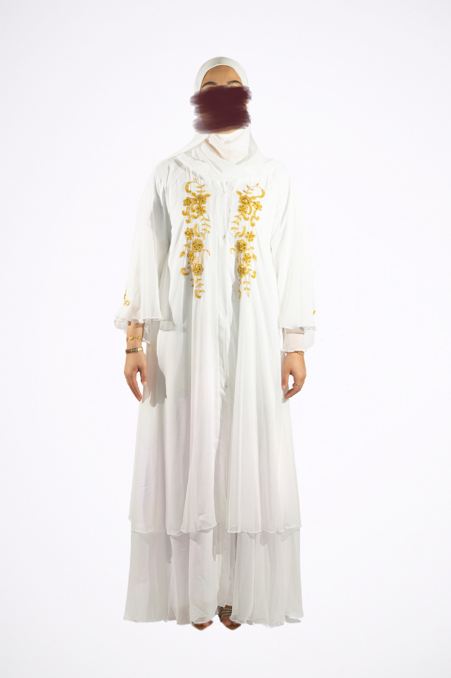 Abaya Sharjah Blanche