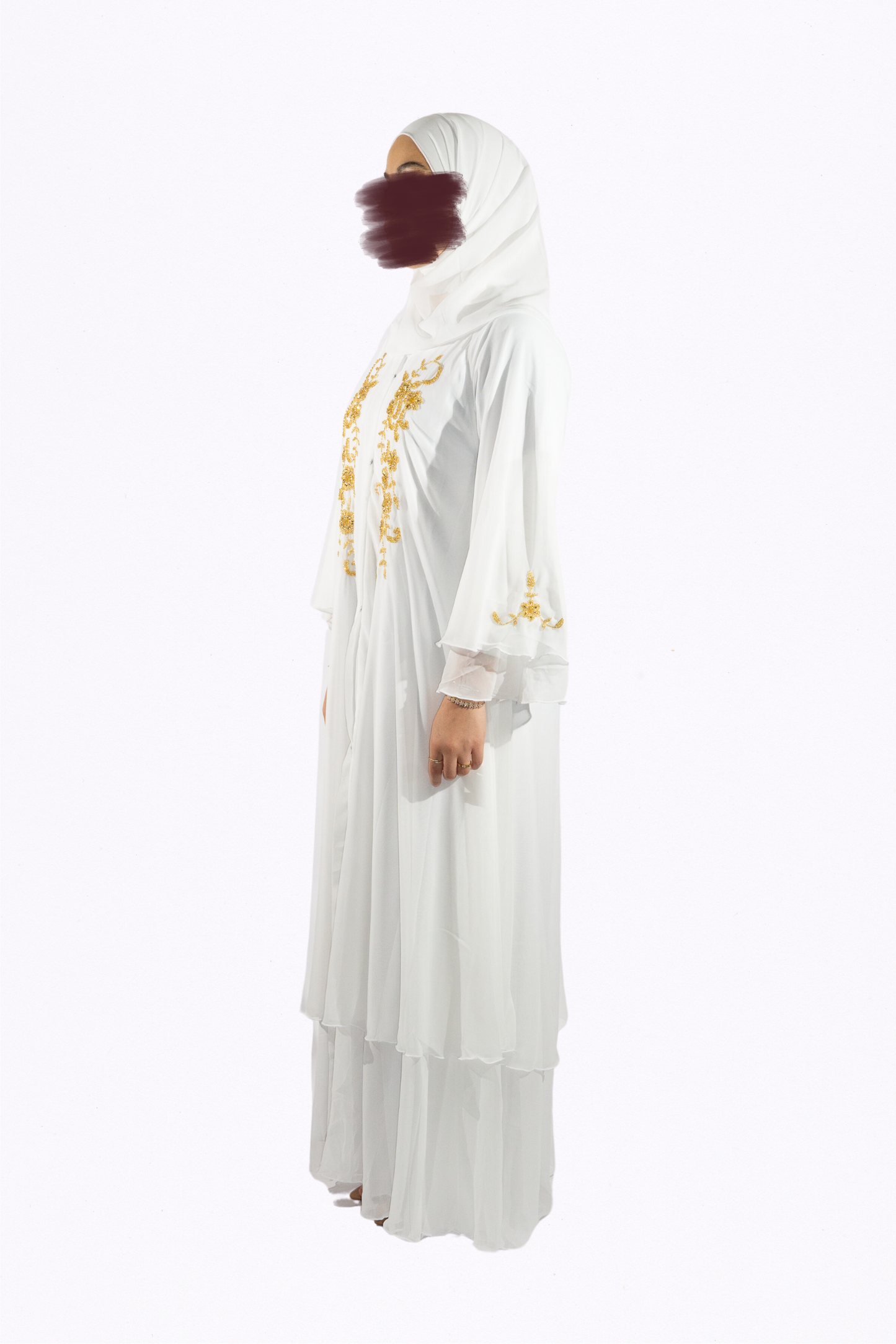 Abaya Sharjah Blanche