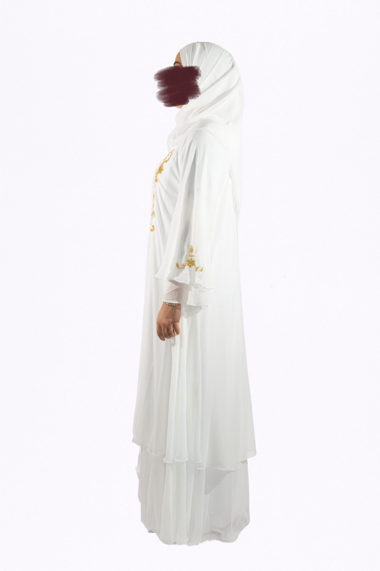 Abaya Sharjah Blanche