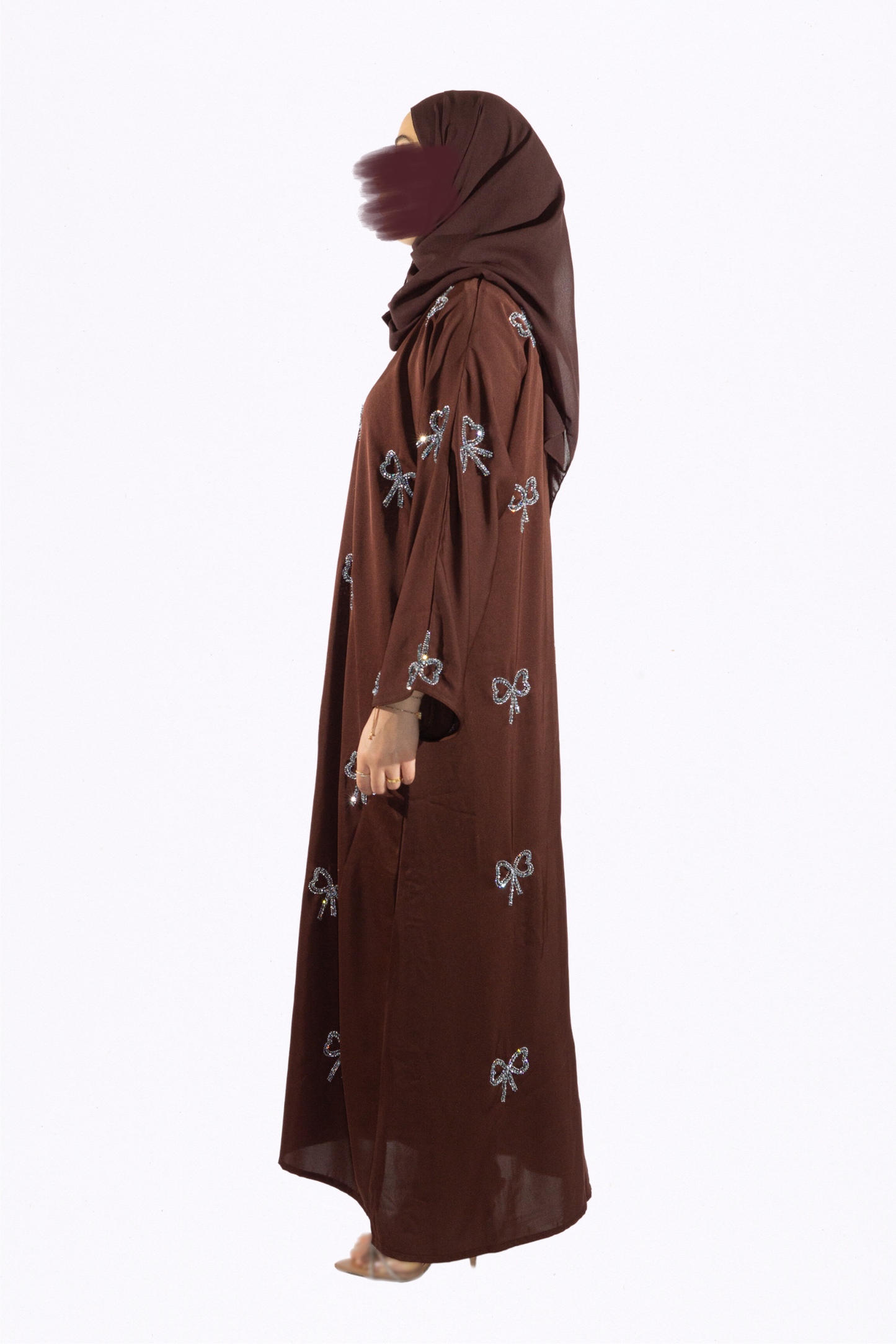 Abaya Areej Marron