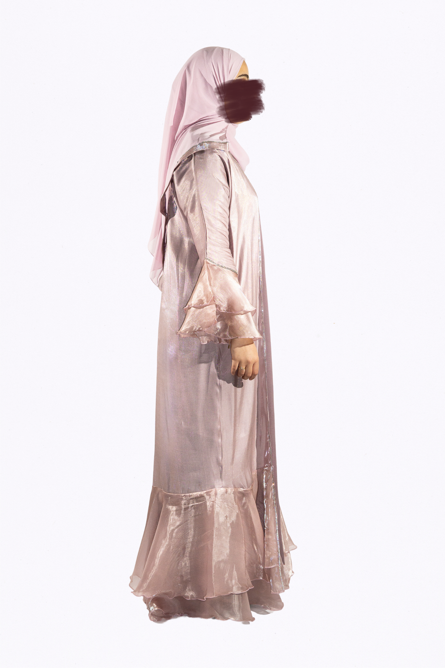 Abaya Jumeirah Rose poudré