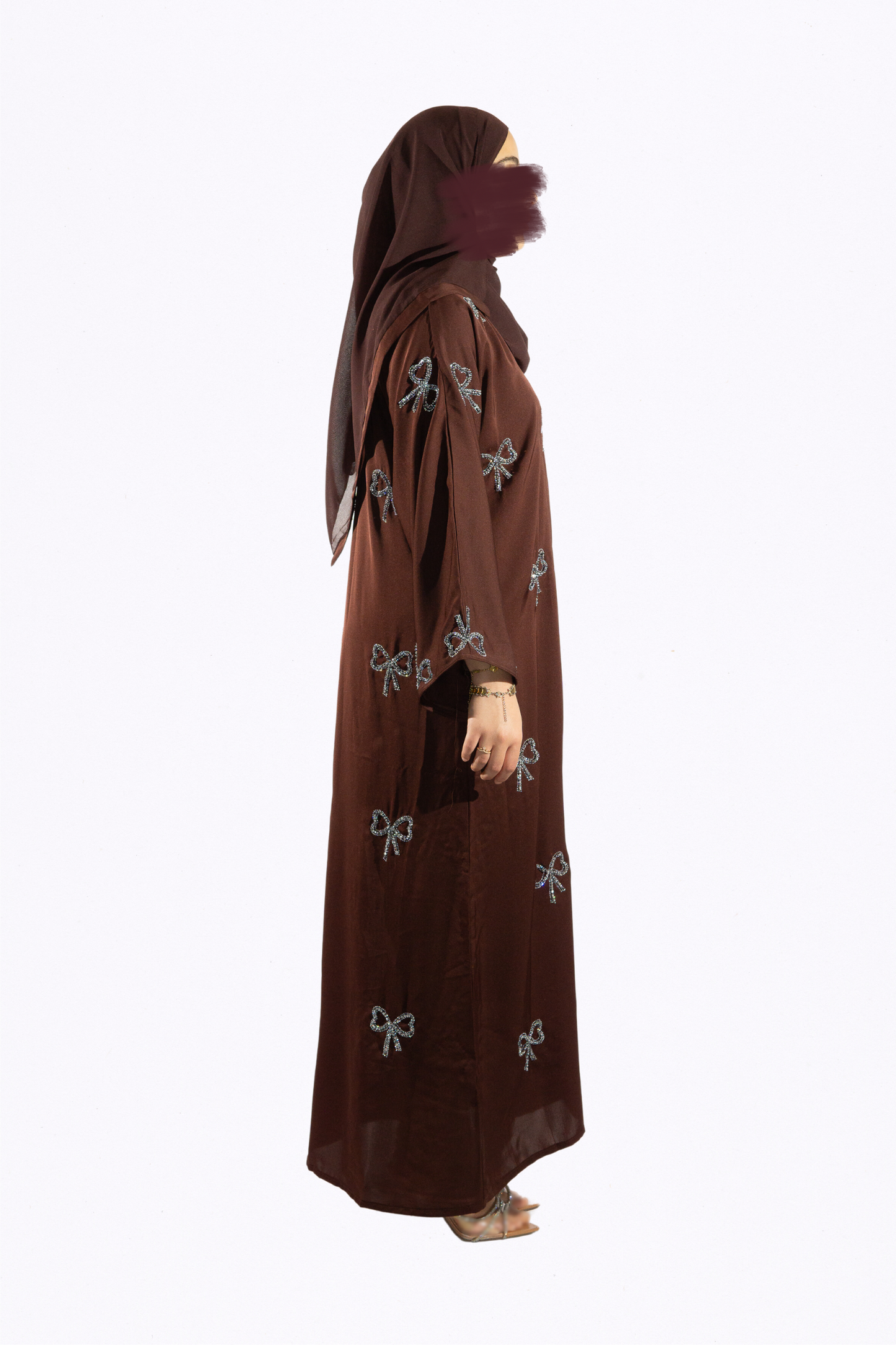 Abaya Areej Marron