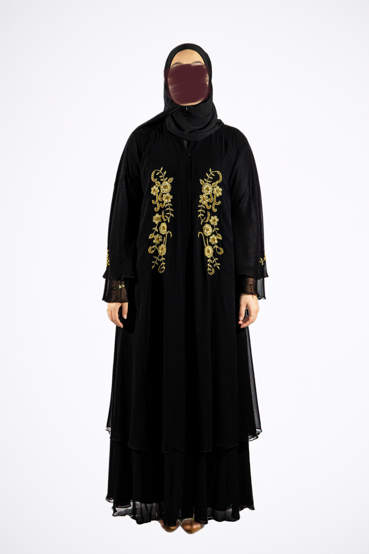 Abaya Sharjah noire