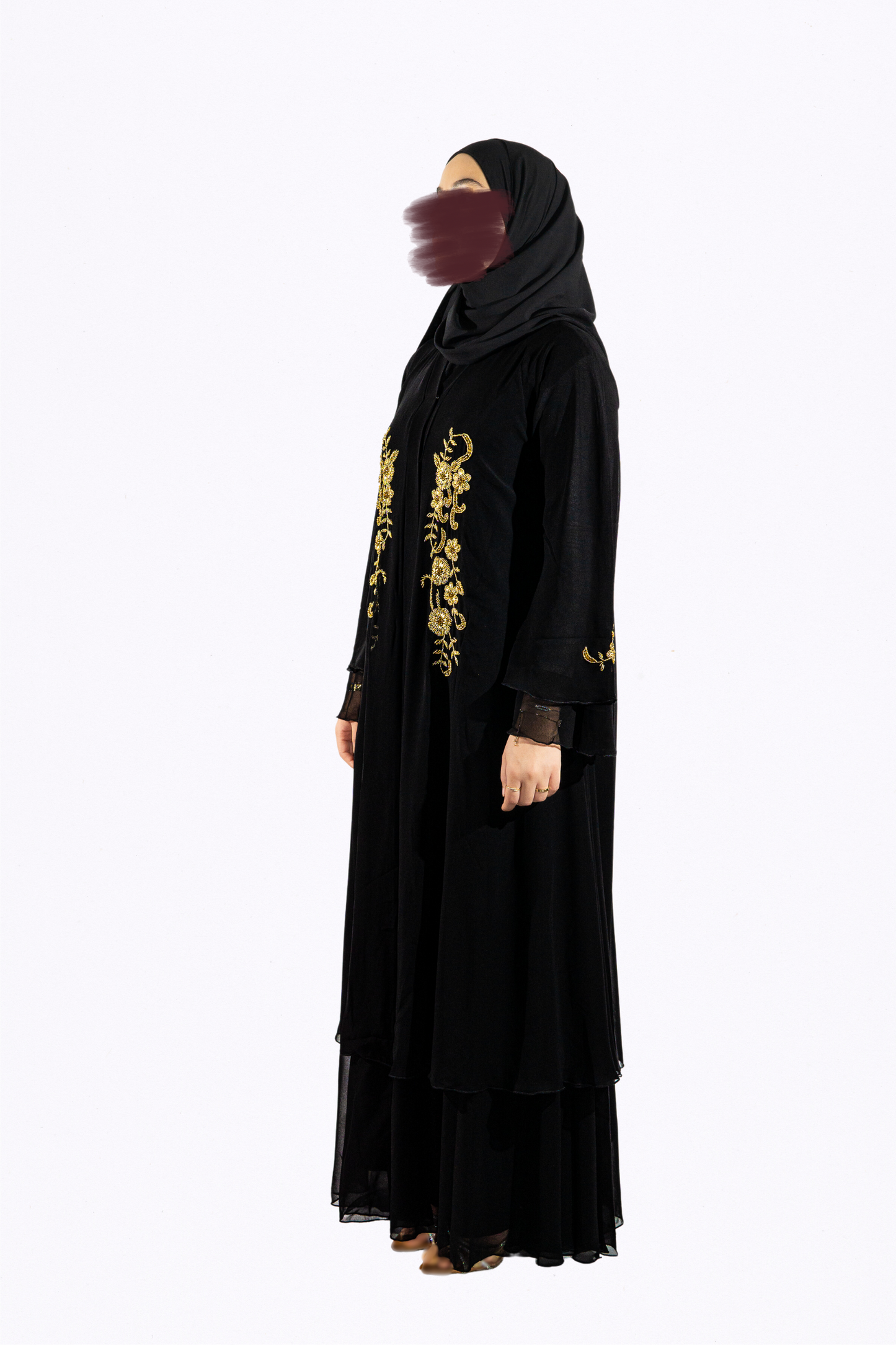 Abaya Sharjah noire