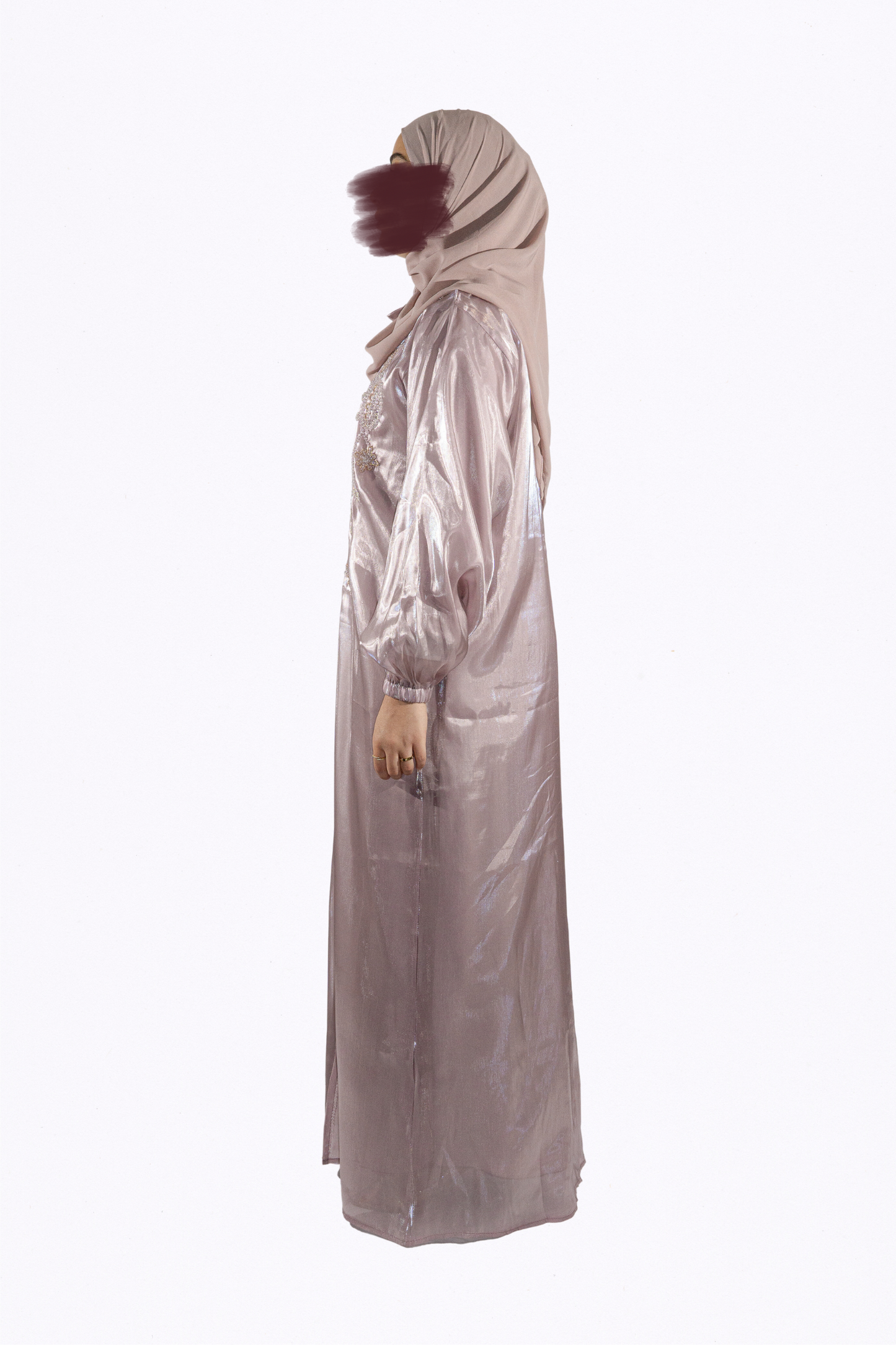 Abaya Ameera Rose poudré