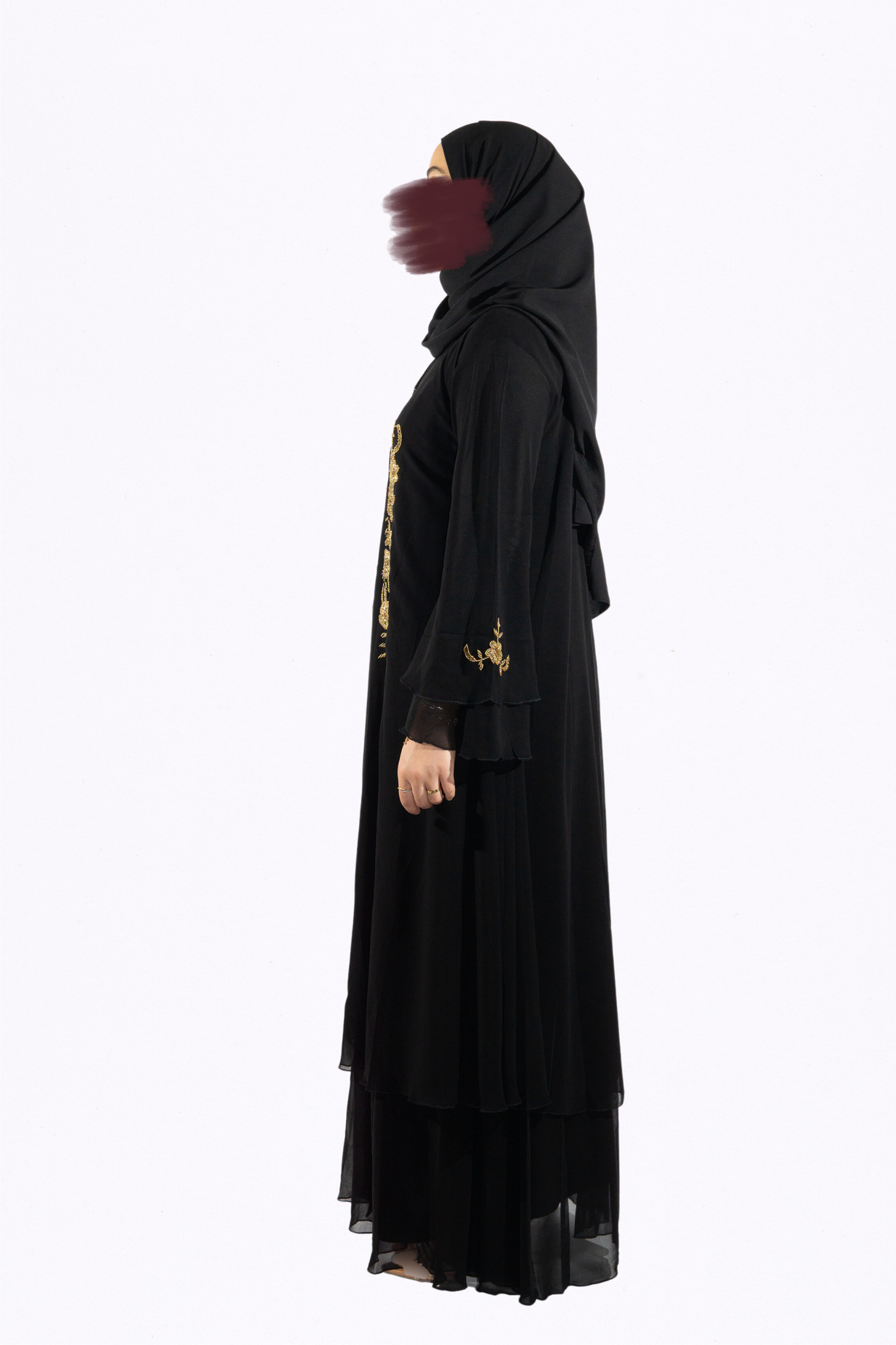 Abaya Sharjah noire