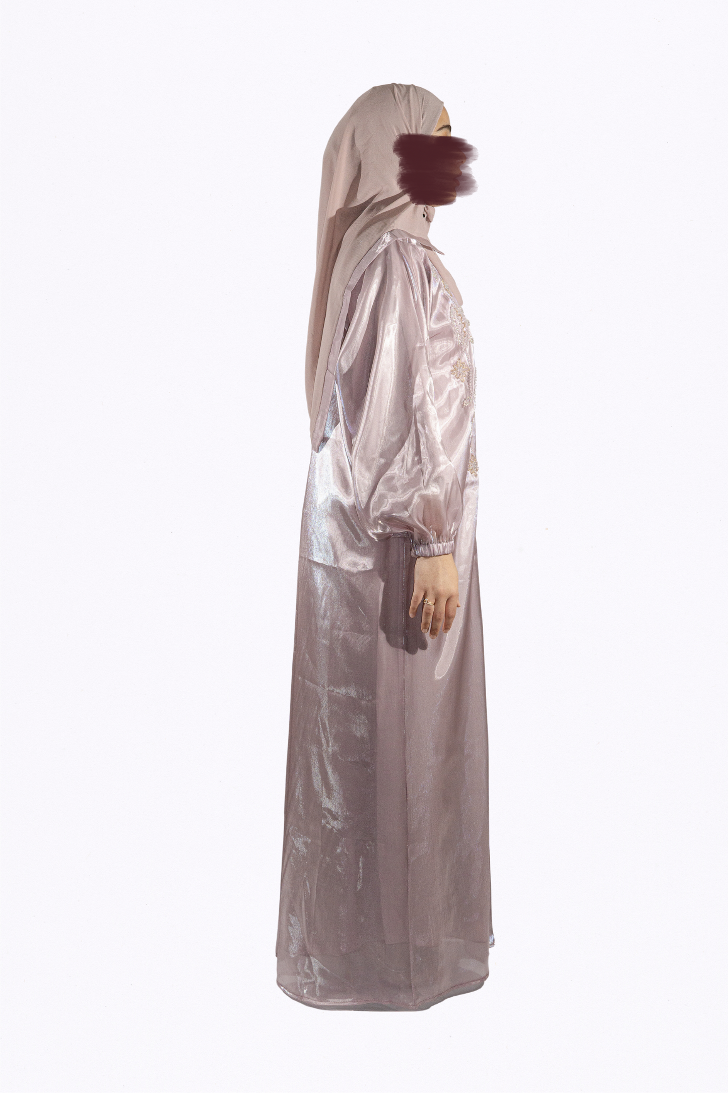 Abaya Ameera Rose poudré