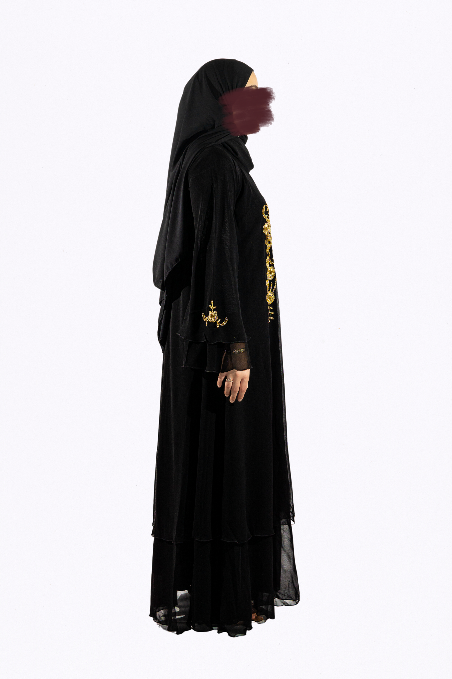 Abaya Sharjah noire