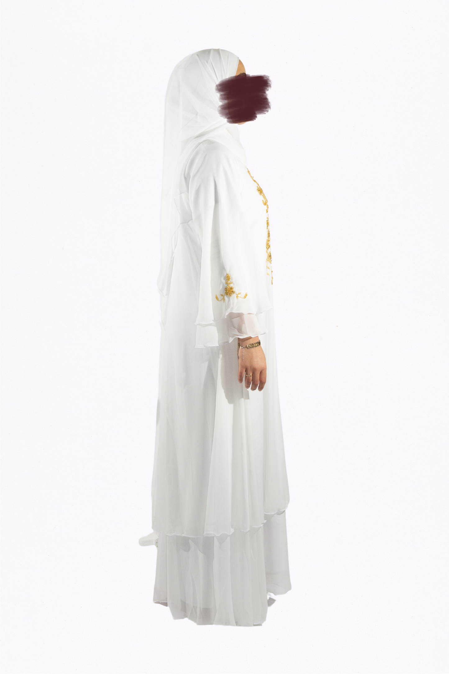 Abaya Sharjah Blanche