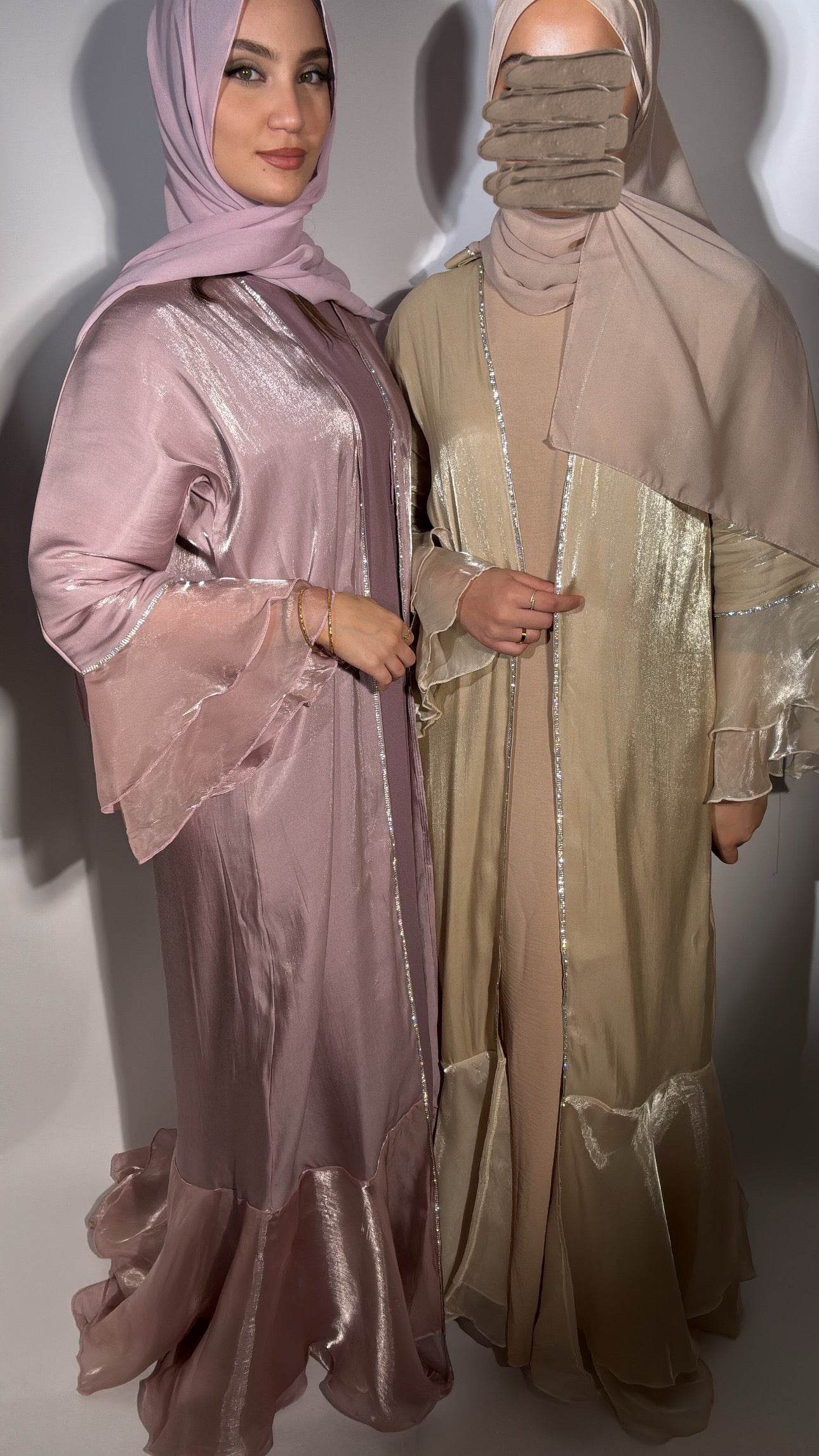 Abaya Jumeirah Rose poudré